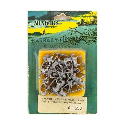 Minifigs Barbary Pirates & Moors 15mm Mounted Arquebusiers Pack New