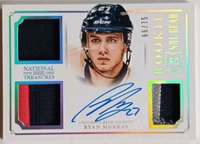 2013-14 Panini National Treasures Rookie NHL Gear Auto Ryan Murray /75