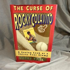 The Curse of Rocky Colavito Terry Pluto Hardcover Baseball Cleveland Indians