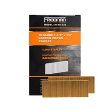 18-Gauge 1-1/4 In. Narrow Crown Staples – 1/4 In. Crown Glue Collated Electrogal