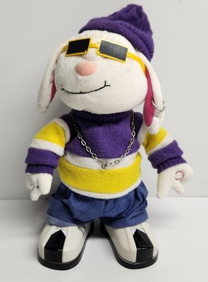 Vintage Gemmy Hip Hop Easter Bunny Dancing and Rapping Rabbit, Working