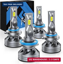 9005/HB3 H11/H9/H8 Light Bulbs Combo, 110000LM 1400 Ultra-Bright 6500K White