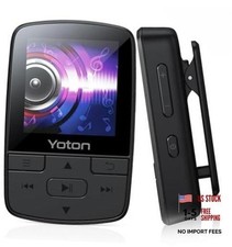 MP3 Player with Bluetooth 5.2, Hi-Fi Pocket-Sized Music Player, with Black