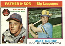 Father & Son - Big Leaguers (Jim Hegan / Mike Hegan) F&S