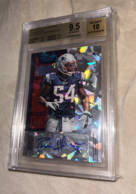 DONT’A HIGHTOWER 2012 PANINI CONTENDERS ROOKIE CRACKED ICE AUTO BGS 9.5 10 /20
