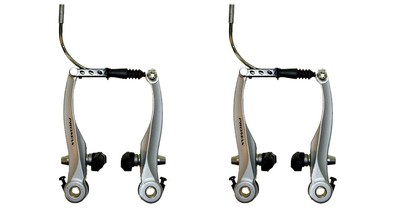 V-Bremsen Bremskörper V-Brakes Promax Bremsen Set Aluminium Silber V-Brake 