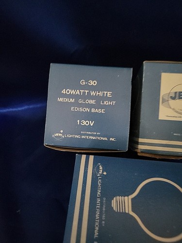 G30 40w Watt White Globe Light Bulb - Picture 2 of 3