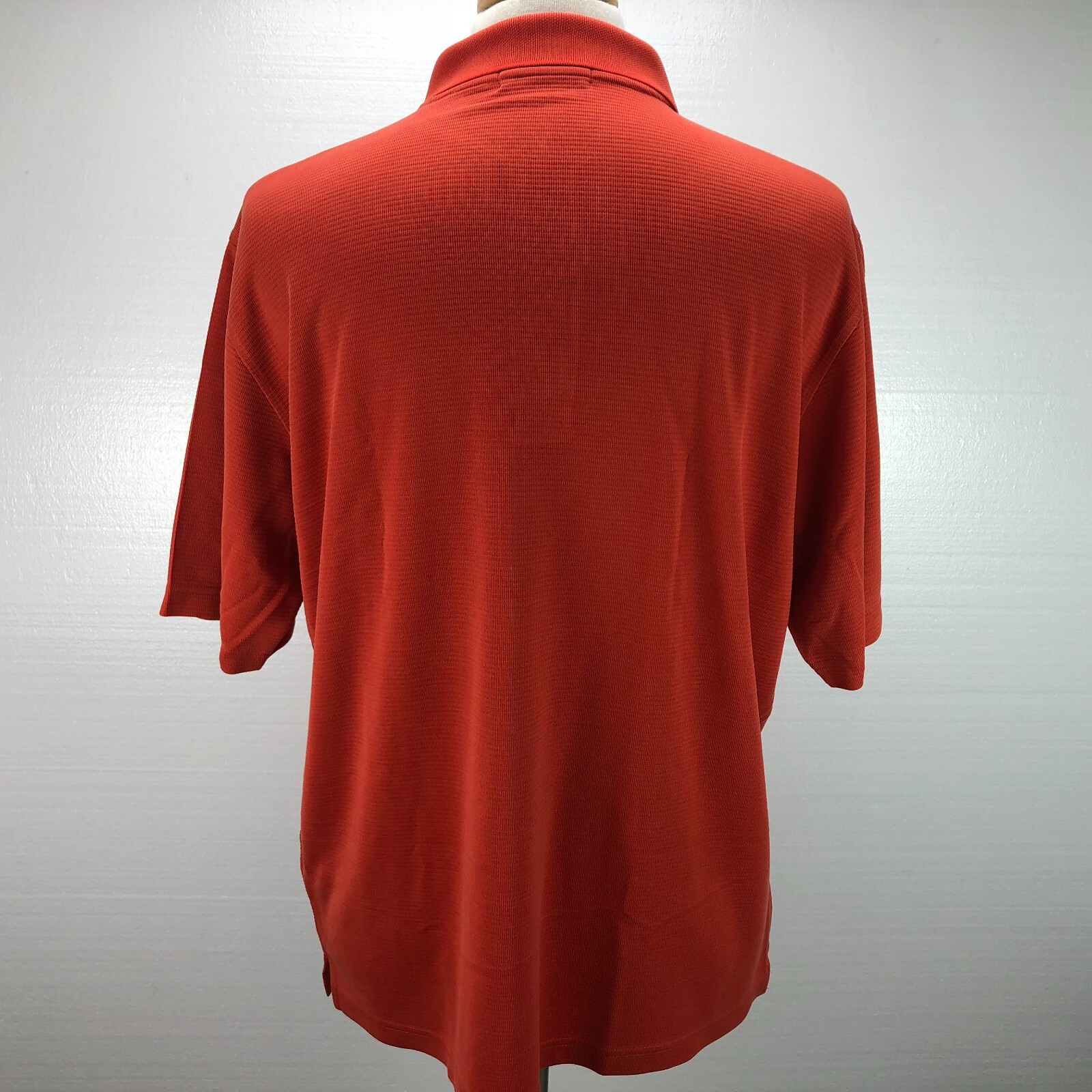 Bugatchi Uomo L Large Solid Orange Short Sleeve B… - image 4