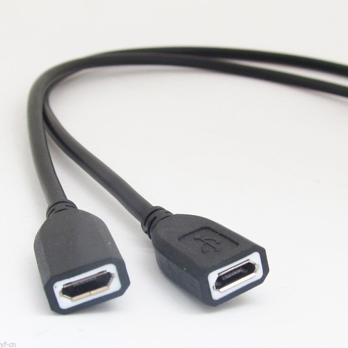 4pcs 0.3M/1ft Micro 5pin USB Female Jack 4 wires Power Pigtail Cable Cord DIY - Picture 5 of 5