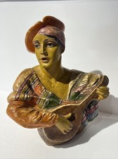 Chalkware Bust Troubadour Age Of Romance Lillie V O’Ryan