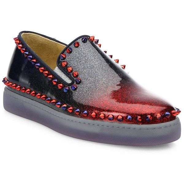 100% AUTHENTIC NEW WOMEN CHRISTIAN LOUBOUTIN PIK BOAT SPIKE SHOES EU 40/US 10