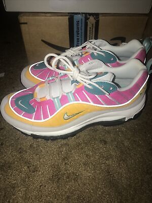Nike W Air Max 98 Easter Women's Size 9.5 Spirit Teal/Laser Fuchsia CI9897-301 | eBay