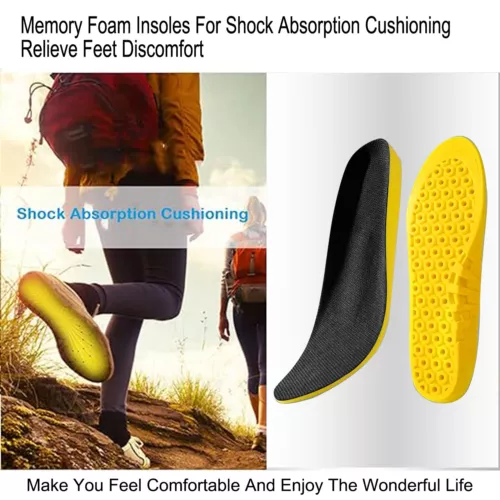 US Memory Foam Orthotic Arch Support Shoes Insoles Inserts Pads Women Men Unisex - Picture 8 of 14
