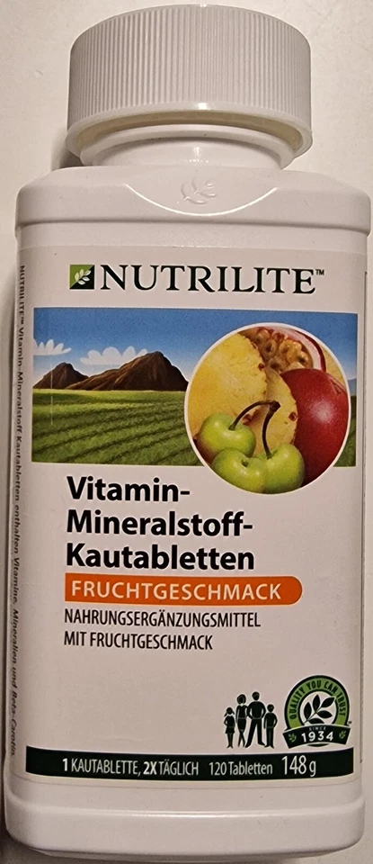 Nutrilite Amway Vitamin-Mineralstoff-Kautabletten