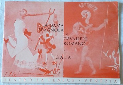 Teatro La Fenice, world premiere of GALA, idea by Salvator Dalì with F. Cossotto 