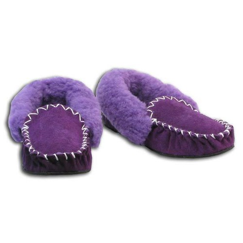 Unisex Australian Sheepskin Wool Moccasins Slippers Mocasin Mocassin Leather Ugg - Picture 117 of 150