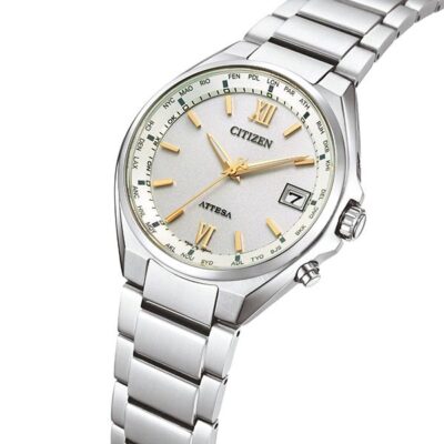 CITIZEN ATTESA CB1120-50C White Eco-Drive Solar Titanium Men's
