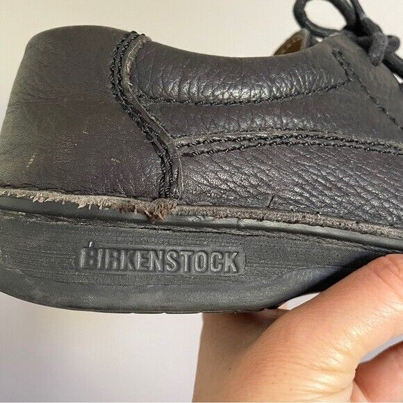 Vintage Birkenstock Black Memphis Leather Oxford Shoes Vintage Birkenstock Black Memphis Leather Oxford Shoes