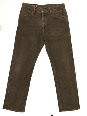 Marlboro Classics Vintage Mens Brown Cotton Straight Trouser W36