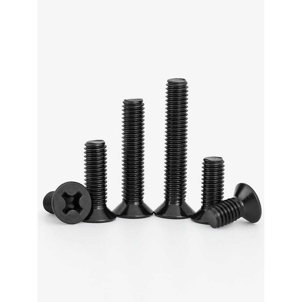 Phillips Machine Screws M2 M2.5 M3 M5 Black Countersunk Bolts CSK