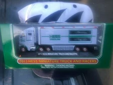 2013 Hess Truck Mini 18-Wheeler And Race Cars New In Box 