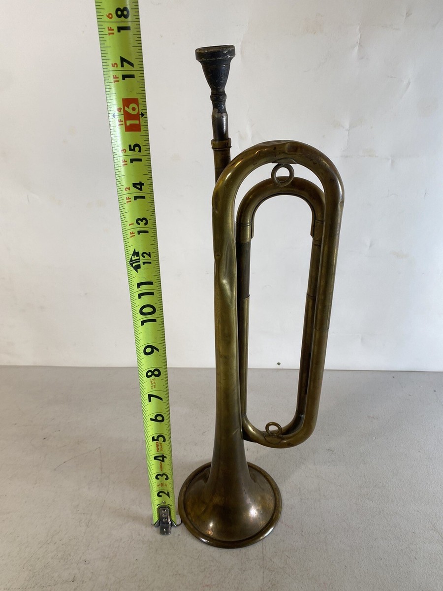 WW1 Abbott US U.S. bugle field Trumpet horn regulation
