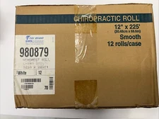 Tidi Brand 12” X 225’ Headrest Roll - Chiro Smooth #980879.  One Case.