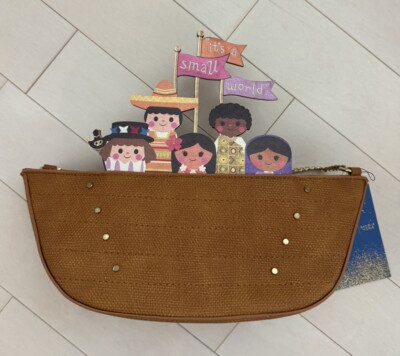Danielle Nicole x Disney It's A Small World Crossbody Bag Boat