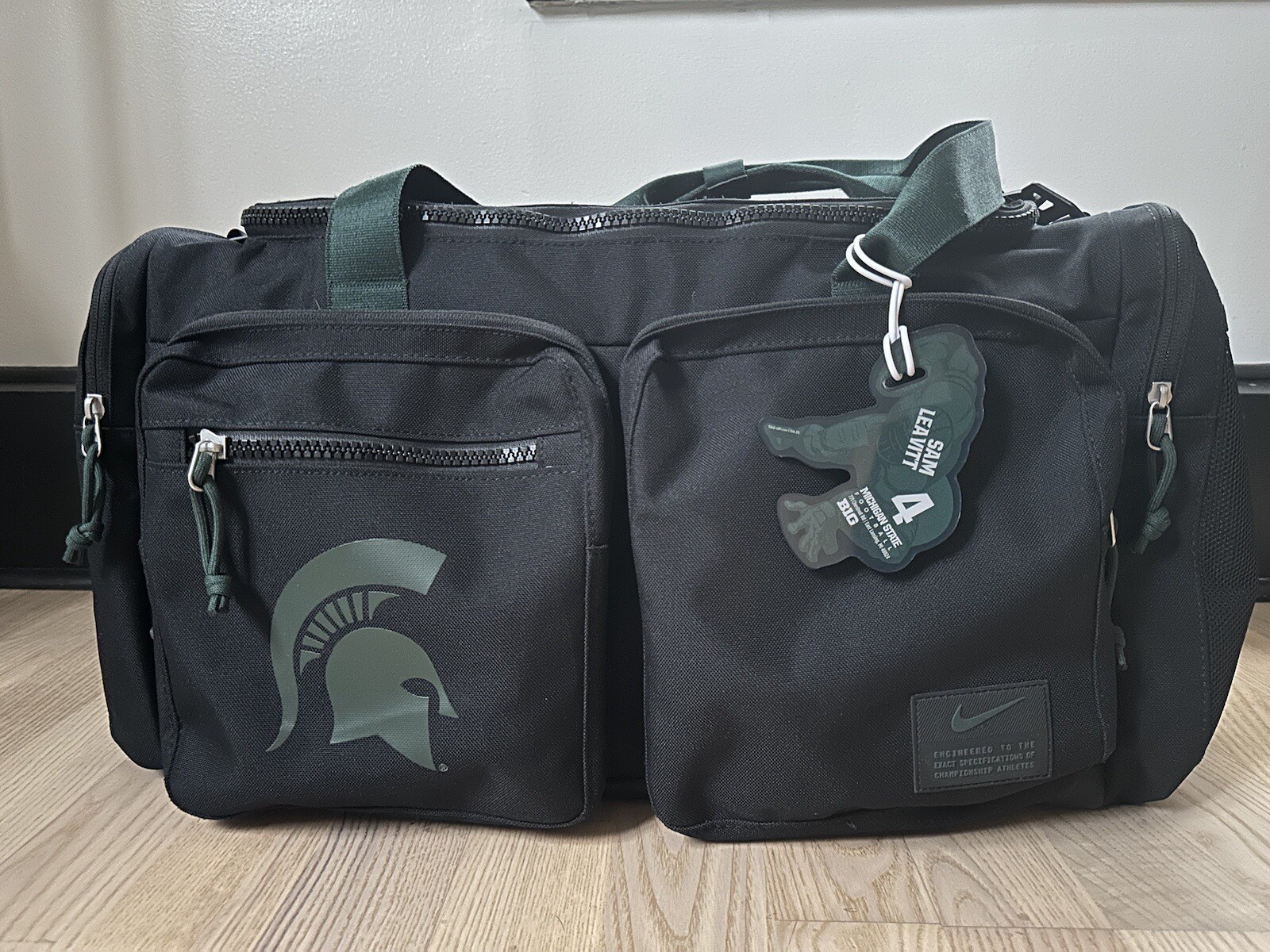 Michigan State Football Player Exclusive Team Issued Game Worn Used