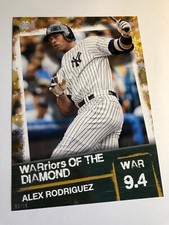 2020 Topps WARriors of the Diamond Jumbo 5x7 Alex Rodriguez Yankees WOD9 06/10