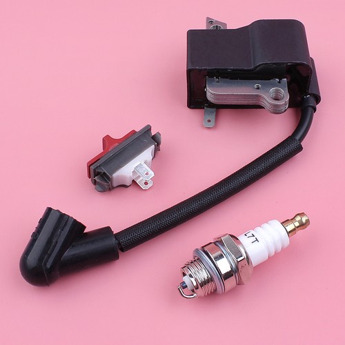 Ignition Coil Stop Switch Spark Plug Kit For Husqvarna 235 R II 232R