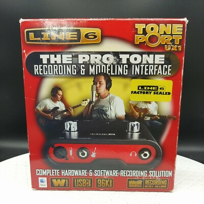 Line6 TonePort UX1 USB Recording/Modeling Interface New Open Orgnl Pro ...