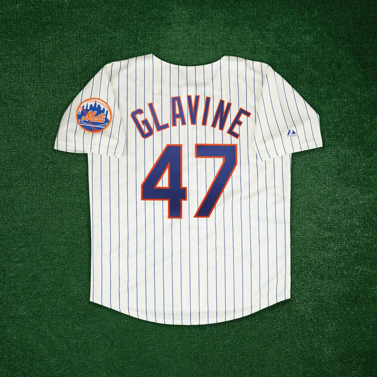 ウェア Mets Tom Glavine 47 Uniform Majestic Tom Glavine New York Mets MLB Jerseys for sale | eBay