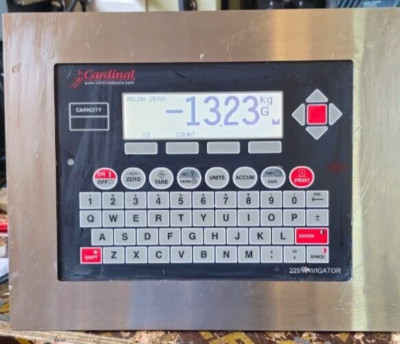 Cardinal DETECTO  225 Navigator Stainless Steel Weight Indicator 225UK - TESTED