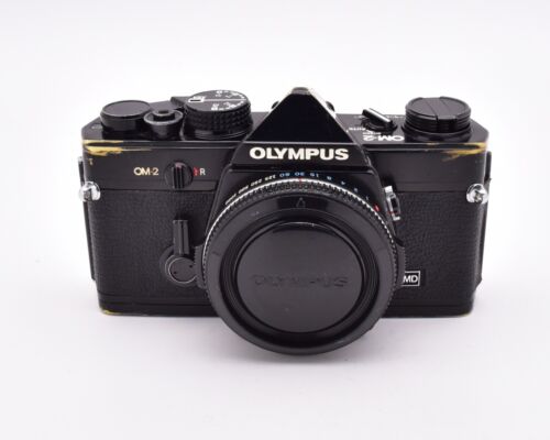 Olympus OM-2 MD Black 35mm Film Camera Body (#12130) - Picture 1 of 9