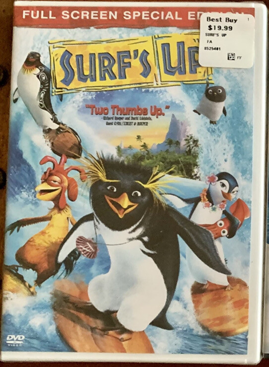 3 DVD Lot: Surfs Up & March of the Penguins, NIB - Happy