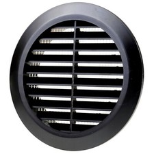 Ø 70mm Mini Round Air Vent Grille with Flange and Fly Screen Ventilation Cover