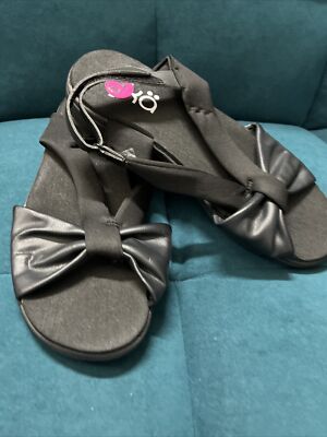 Super Comfort Super Light RUKA Black Women's Size 11W Sandals