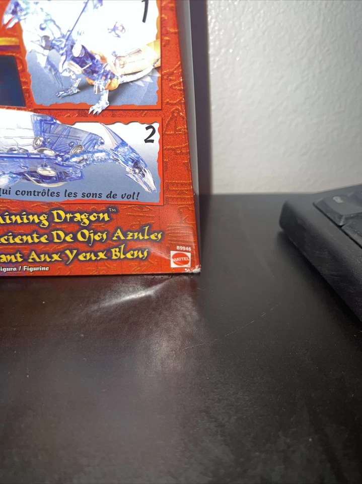 2004 Mattel Yu-Gi-Oh! Boneco eletrônico Blue Eyes Shining Dragon 12" YuGiOh - Imagem 4 de 4