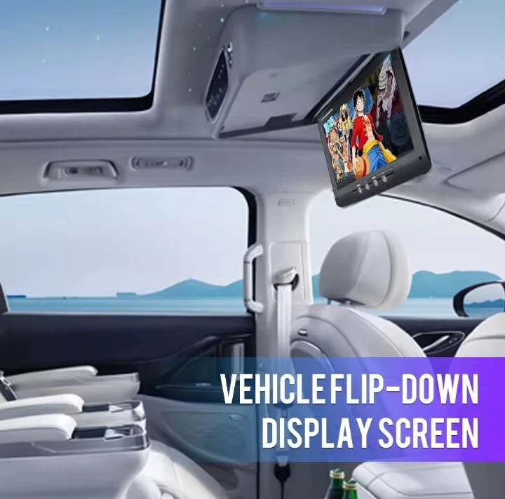 Monitor LCD da 9 pollici per montaggio a soffitto schermo per auto. Multimediale - Immagine 2 di 4