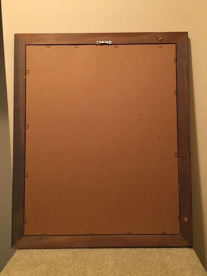 Rustic Farmhouse Window Pane Mirror Blue Gray Frame 22.75"x18.75" (LOCAL PICKUP) - Image 4 of 4