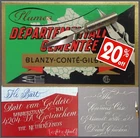12 vintage Blanzy France Départementale no.2552 nibs