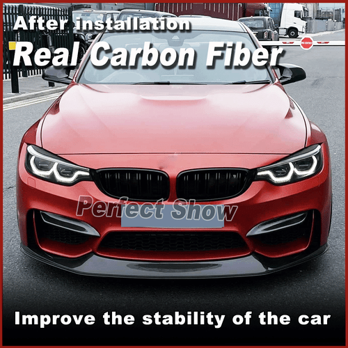 For BMW F80 M3 F82 F83 M4 2014-2019 REAL CARBON Front Bumper Lip Chin Spoiler - Picture 3 of 15
