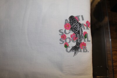 Anti Social Social Club Koi Ornamental Garden ASSC XL White