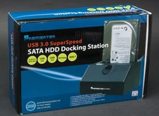 Premiertek PT-HDSU3 USB 3.0 SuperSpeed SATA HDD Docking Station NOS