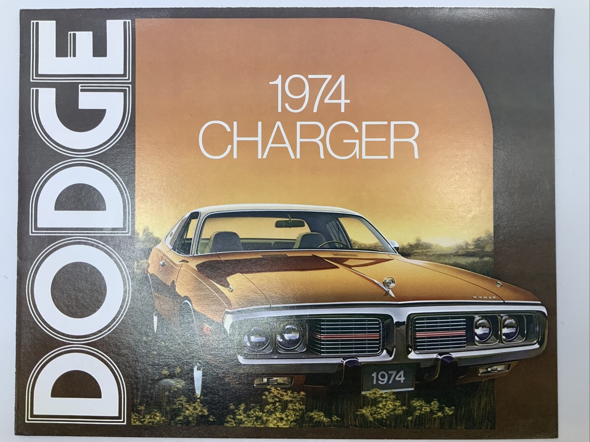 original 1974 Dodge Charger Brochure | eBay