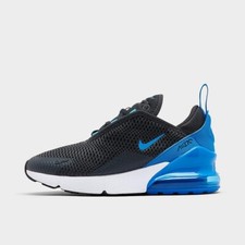NIB Little Kid Nike Air Max 270 AO2372 034 Anthracite/Light Photo Blue/ Black