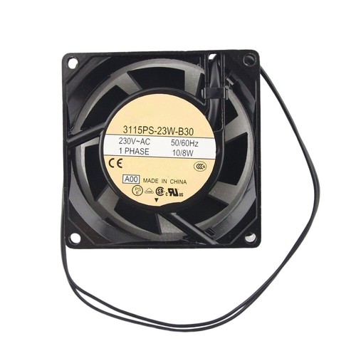 Ventola NMB-MAT 3115PS-23W-B30 80x80x38mm 230V - Magazzino Vecchio, Con Piccoli Graffi