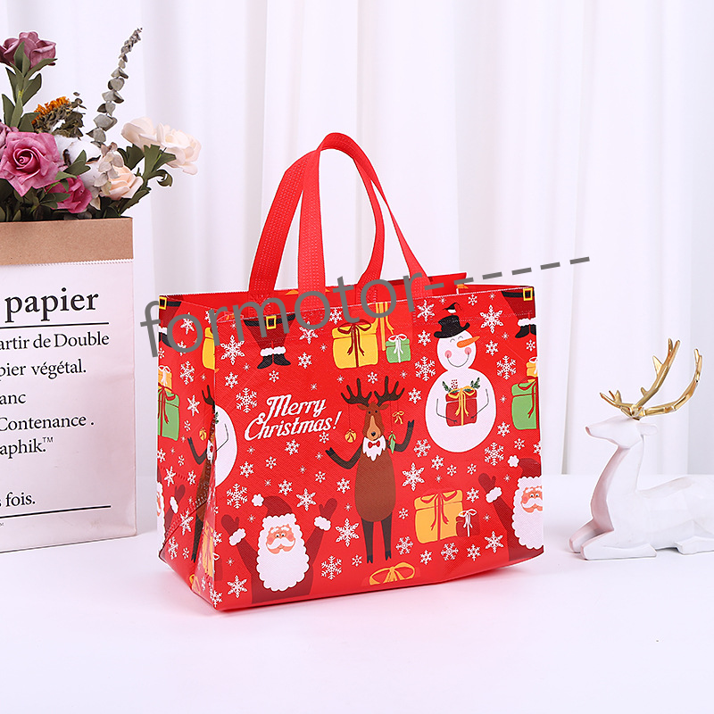5PCS Christmas Gift Bags Large with Handles,Christmas Tote Bags Bulk
