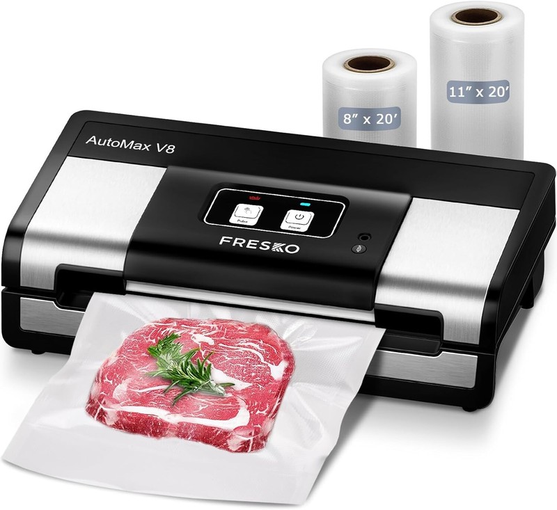 Powerful Automatic Food Vacuum Sealer Machine, Auto Dry-Wet Detection